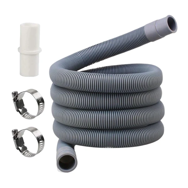 Selected Maxbell Washing Machine Drain Hose Kit 2M Accessory Easily Install Flexible Replaces Responsible