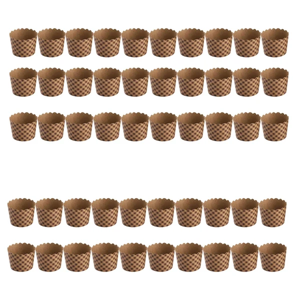Environmentally Friendly Maxbell 50Pcs Baking Cups Baking Tools Decoration for Restaurant Dessert Shop Style E Prestigious