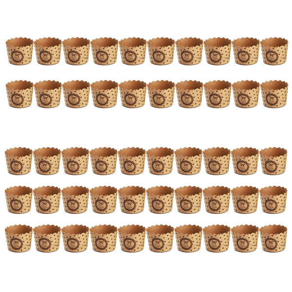 Optimized Maxbell 50Pcs Baking Cups Baking Tools Decoration for Restaurant Dessert Shop Style H Outstanding
