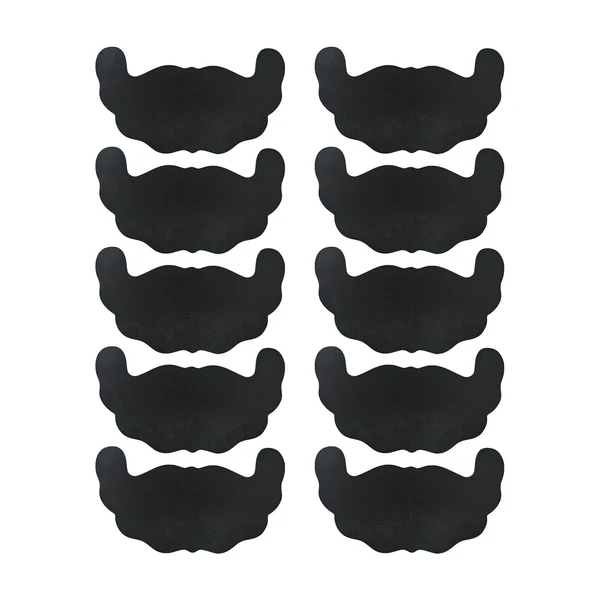 Durable Maxbell 10Pcs Breast Patch Breathable Invisible Adhesive Women Bra Firming Cover 21.3cmx11.8cm Black Innovative