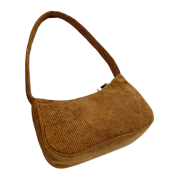 Dependable Maxbell Stylish Women Handbag Girls Zipper Underarm Bag Lady Beach Shoulder Bag Brown Refined