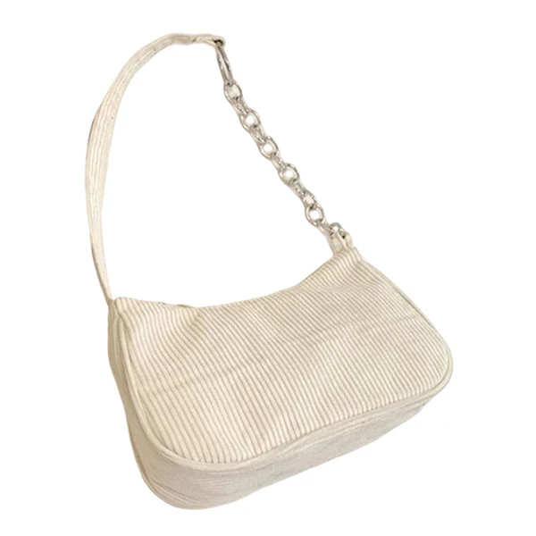 Traditional Maxbell Women Dumpling Bun Schoolbag Shopping Bag Wallet Flannel Shoulder Bag White Crafted