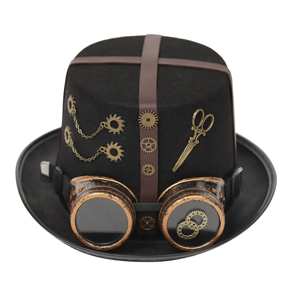 Organic Maxbell Steampunk Gears Top Hats Head Wear Dance Hat for Cosplay Decoration Party Proven