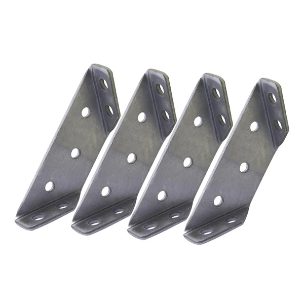 Superior Maxbell 4 Pieces Corner Braces Joint Protector Angle Brackets for Table Wood Cabinet Flexible