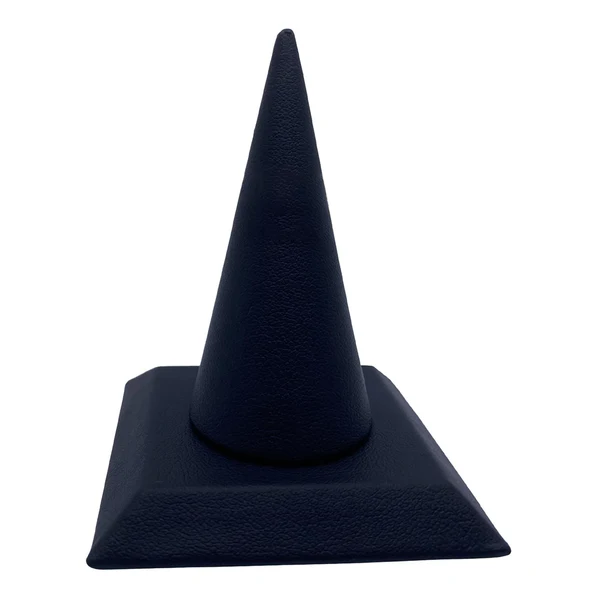 Easy-to-Use Maxbell ring Stand PU Velvet Showcase for Gift Shopping Mall Retail Stores Black High-Grade