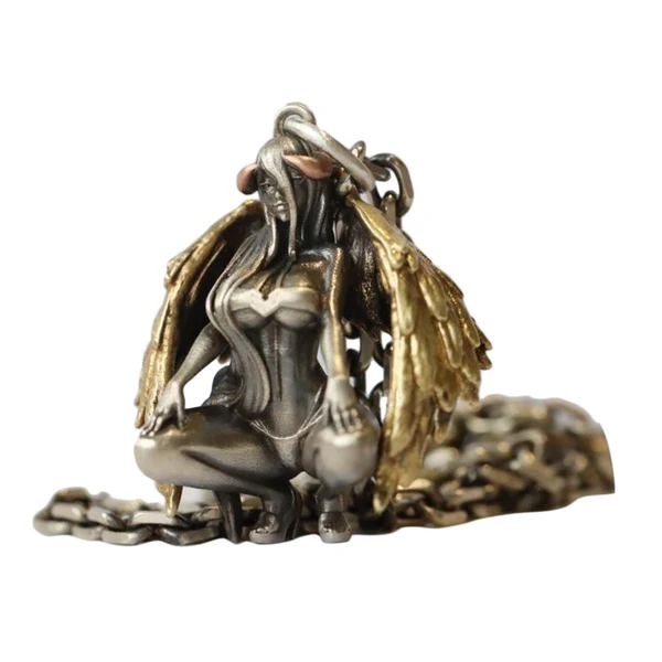 Professional Maxbell Pendant Necklace Party Retro Creative Jewelry Valentine for Girlfriend Solid