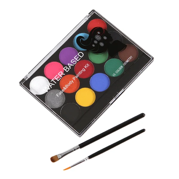Exclusive Maxbell Professional Face Paint Kit Palette Facepaint Brush Christmas Stage Party Traditional