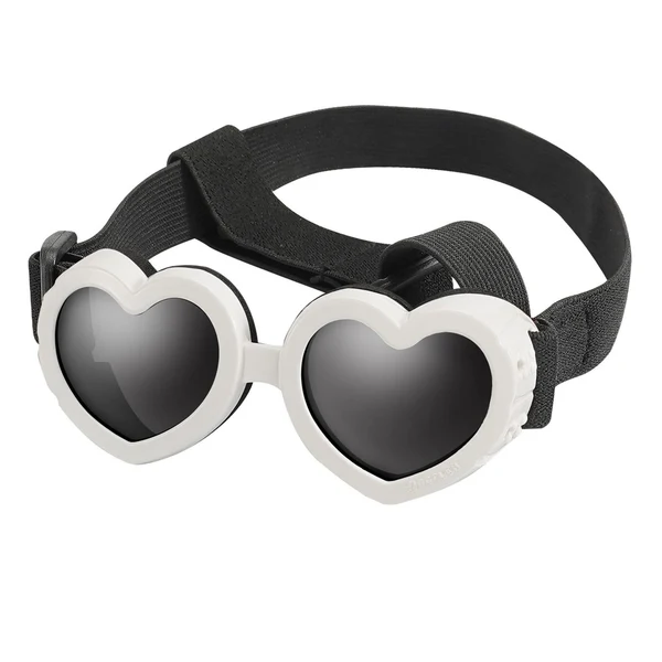 Artisan Maxbell Pet Dog Sunglasses Eye Protection for Large Medium Dog Puppy Photos Props white Trendy