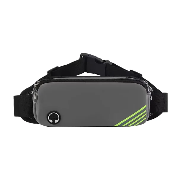 Clean Maxbell Sport Waist Running Adjustable Camping Waterproof Small Purse Women Grey Top-Quality