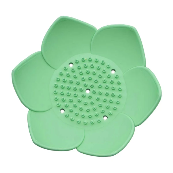 High-End Maxbell Portable Soap Dish Soap Holder with Drainage Soap Tray for Bathroom Shower Green Next-Generation