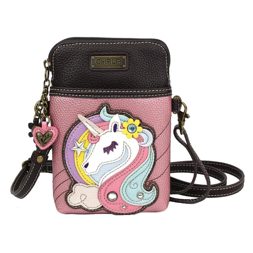 High-Performance Chala Handbags Unicorn Cellphone Crossbody Handbag - Unicorn Lover Collector Fast