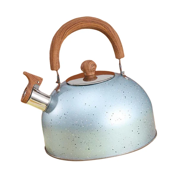 Modern Maxbell 3L Whistle tea Kettle for Stove Top for Boiling water Source Blue Reusable