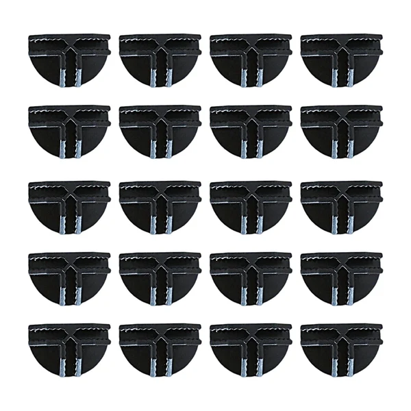 Recyclable Maxbell 20x Wire Cube Connectors Repair Parts Grid Connectors Grid for Modular Organizer Black Semi Circle Organic