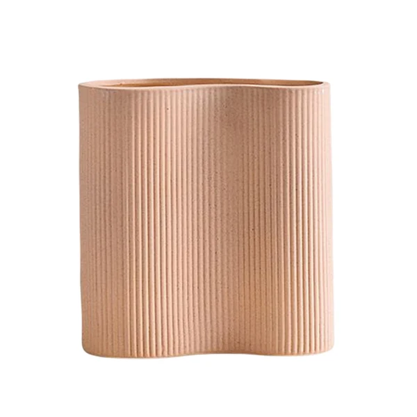 Soft Maxbell Modern Flower Vase Dried Flower Container Porcelain Vases Decoration S Pink Smart