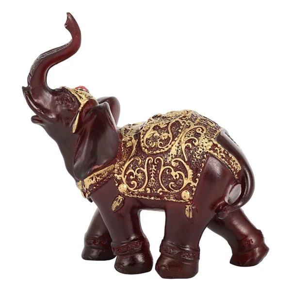 High-Quality Maxbell Maxbell Elephant Statue Feng Shui Resin Ornament Decoration Wedding Gift 10cmx10cmx5cm Breathable