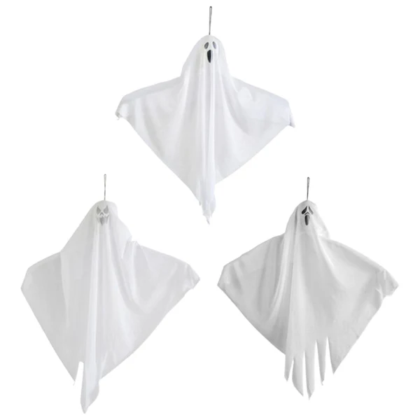 Expertly Made Maxbell Maxbell 3 Pieces Halloween Hanging Ghosts Horror Decoration for Holiday Party Verified