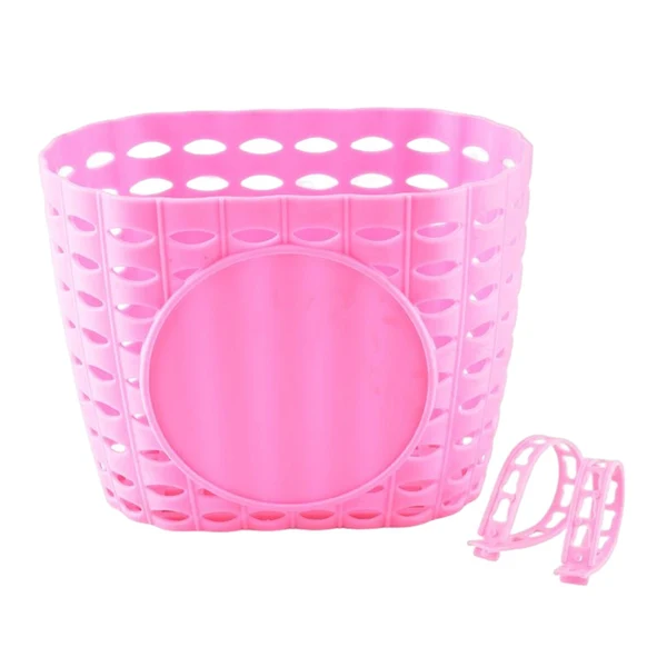 Next-Generation Maxbell Portable Children Bike Storage Basket Removable Adjustable for Mountain Bike PInk Efficient