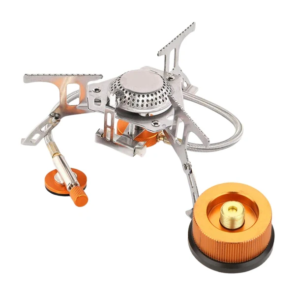 Responsible Maxbell Durable Camping Gas Stove Foldable Cooking Tool Lightweight Picnic fine Texture Versatile