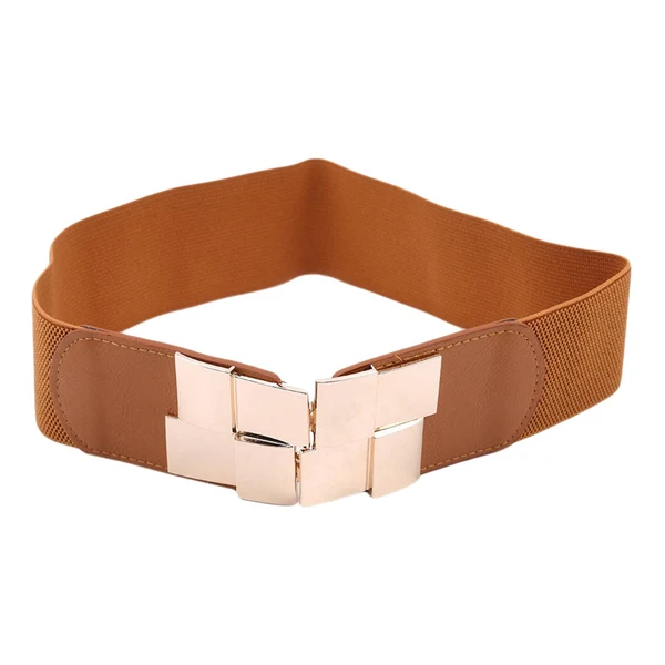 Premium Material Maxbell Wide Waist Skinny belt Size Exquisite Decorative for Dress Ladies Gray Innovative