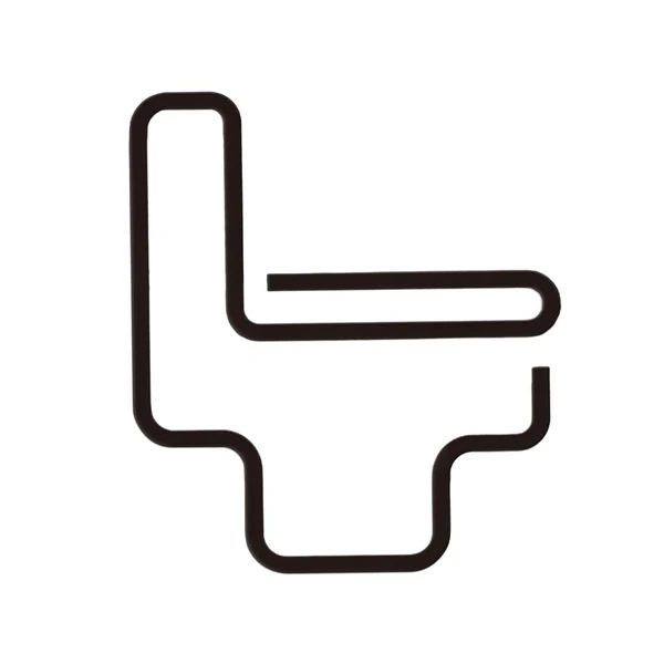 World-Class Maxbell Acrylic Bathroom Sign Removable Decal for Restrooms Restaurant Hotel Style E Environmentally Friendly