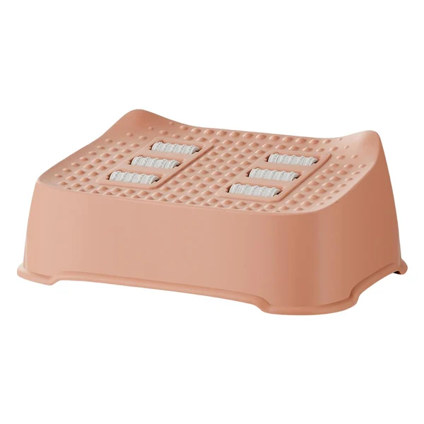 Smooth Maxbell Under Desk Foot Rest Ergonomic Foot Rest Comfortable Compact for Home Gaming Pink Natural