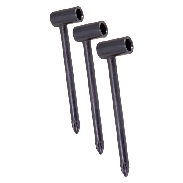 Soft Maxbell 3 Pieces Adjustment Guitar Neck Wrench 7mm 8mm 6.35mm Metal for Guitar Clean