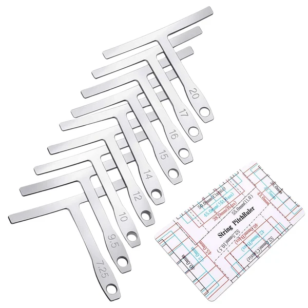 Sustainable Maxbell Guitar Tools Accessories Silver Repair Set for Bass Guitar Electric Guitar High-Grade