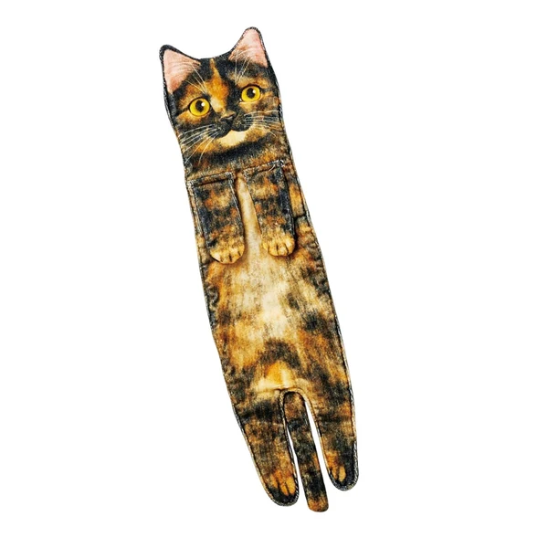 Artisan Maxbell Multipurpose Cat Funny Hand Towels Drying Hands Absorbent Soft Drying Towel D Certified