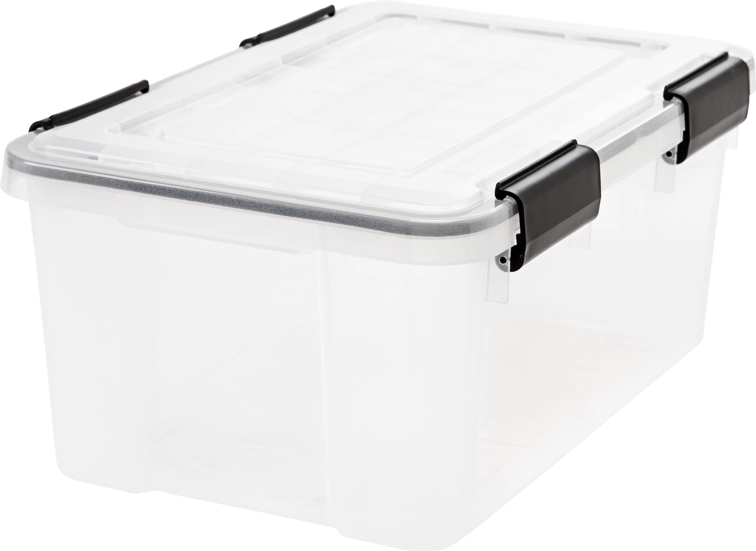 Crafted IRIS 19 Quart Weathertight Storage Box Clear - 110380 Expertly Made