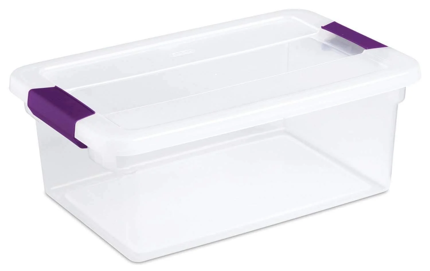 Contemporary STERILITE 17531712 15-Quart ClearView Latch Box Storage Tote Containers Pack of 1 Detailed