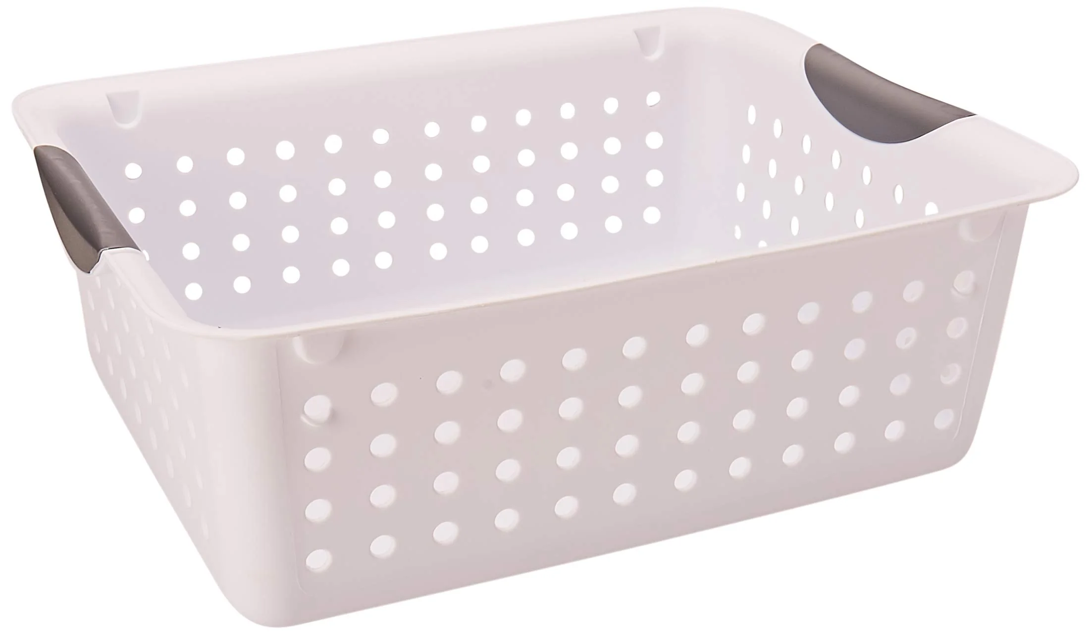 Reliable Sterilite 16248006 Medium White Ultra Basket 2 Pack Carefully Designed