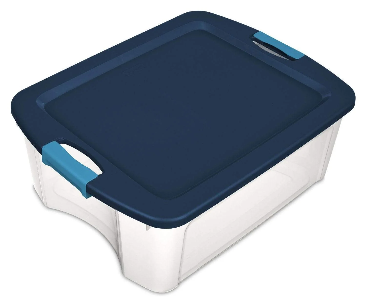 Contemporary Sterilite 28 Quart 12 Gallon Clear Latch and Carry Storage Box 16558010 Modern