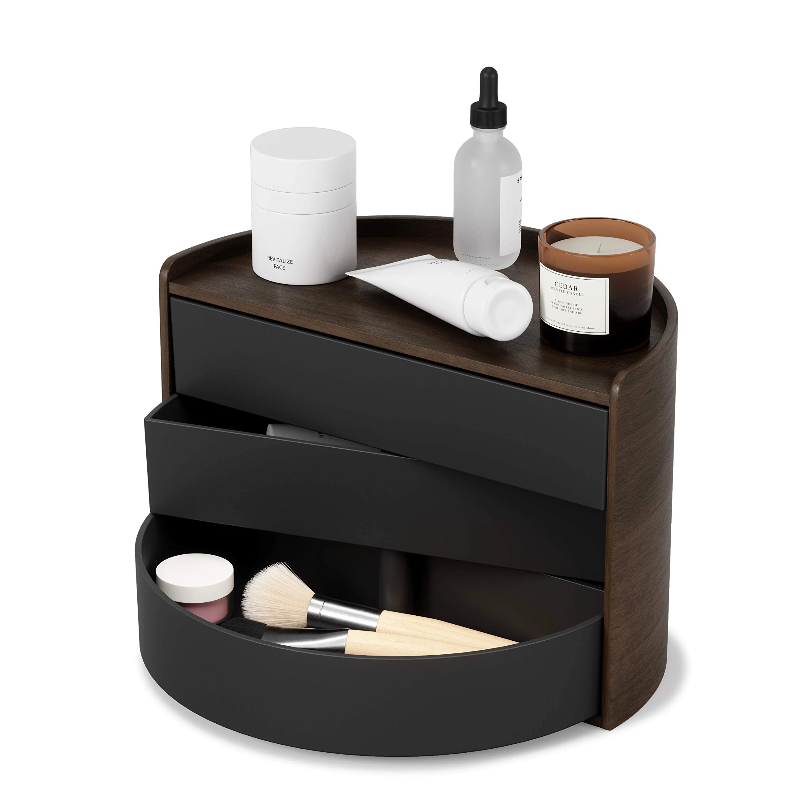 Sustainable Umbra Moona Storage Box Black Walnut High-Performance