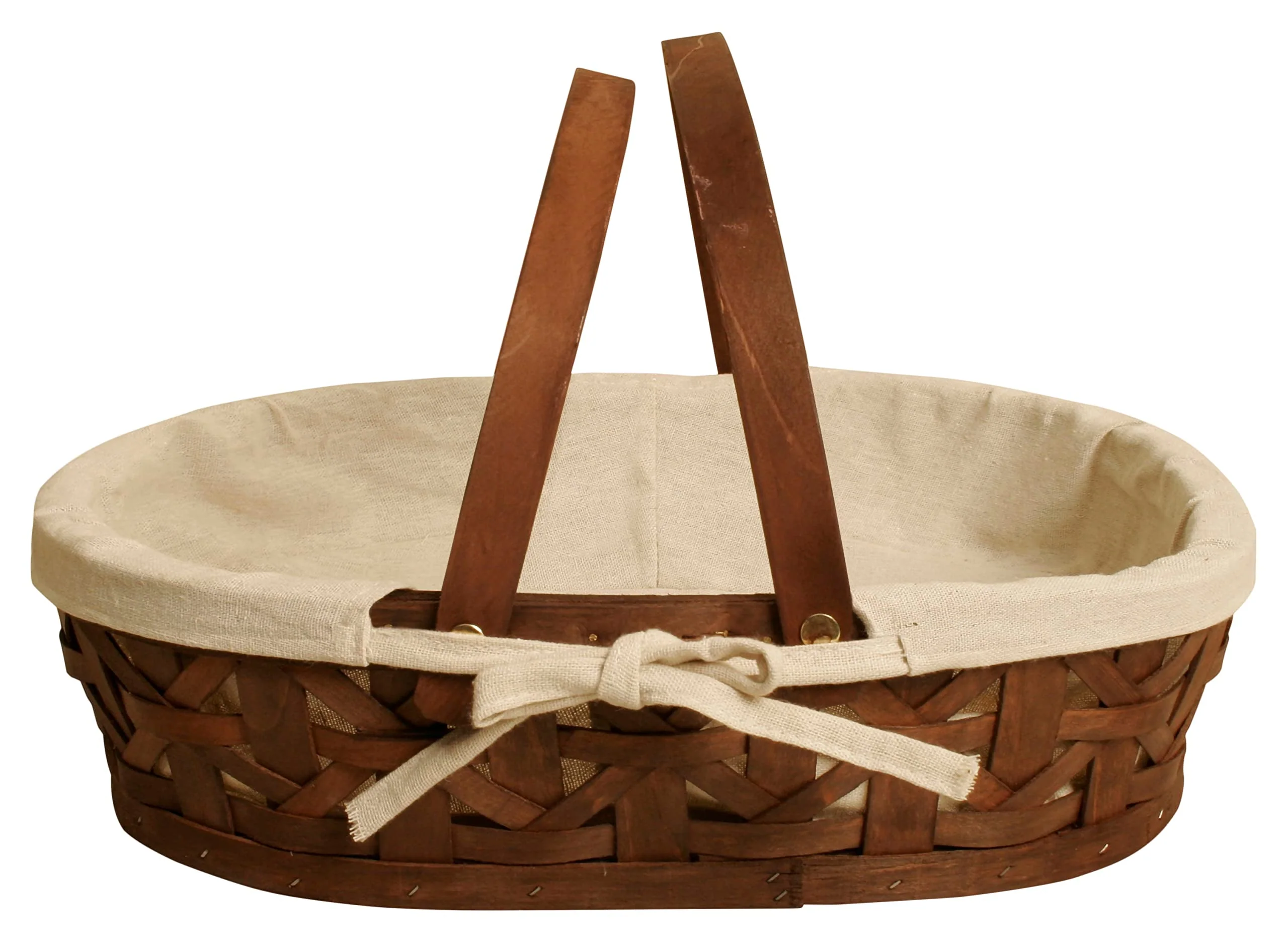 Safe wald imports 17 Stained Woodchip w Cloth Liner Basket Brown Consistent