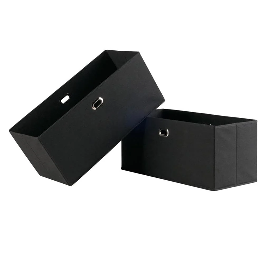 Consistent Winsome Torino Storage Organization Black 23.03 W x 10.24 H x 10.24 D Modern