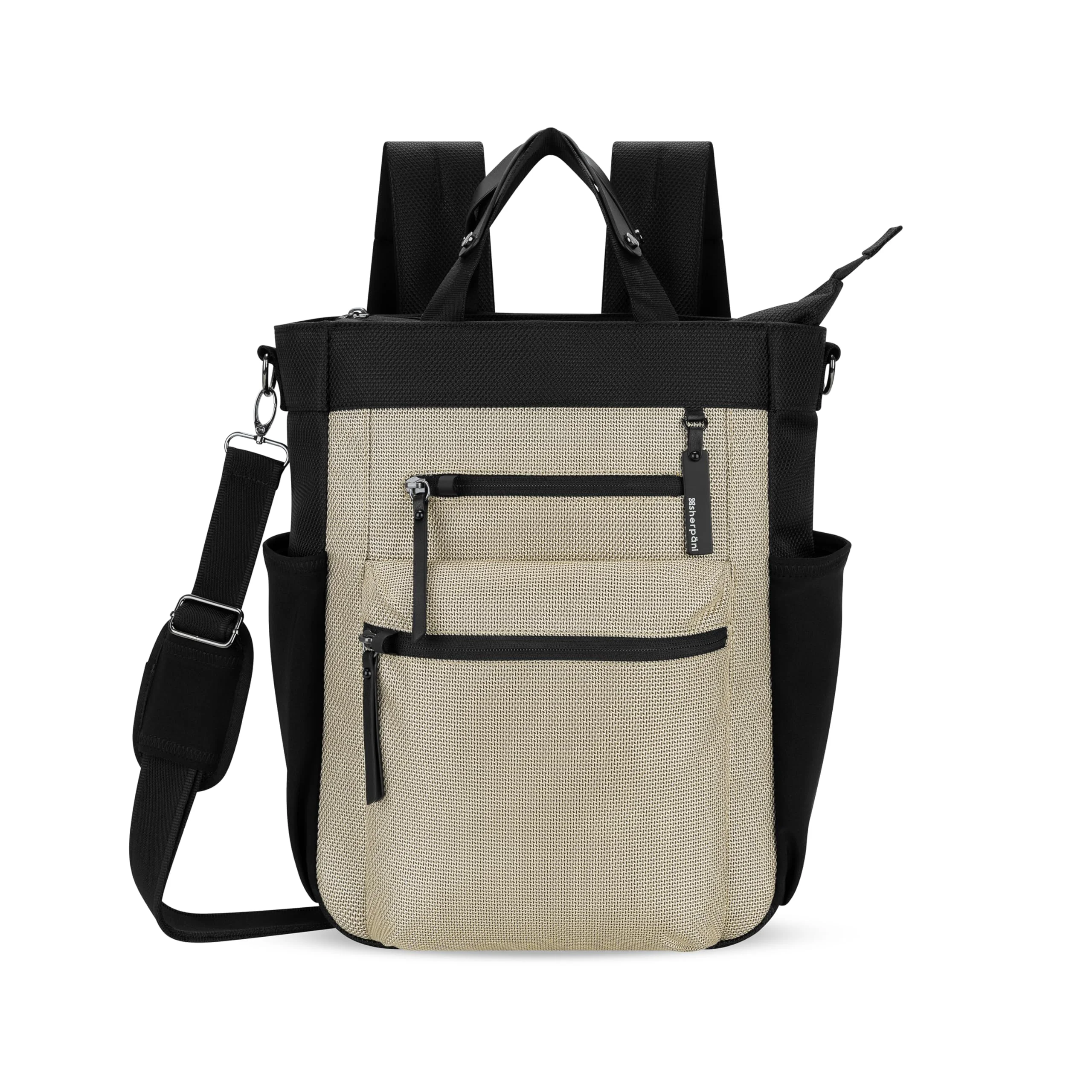 Eco-Friendly Sherpani Soleil Anti Theft Convertible Backpack 3 in 1 Tote Bag Cross Body Purse 18L Travel Backpack Travel Gifts for Women RFID Protection Met Specialty