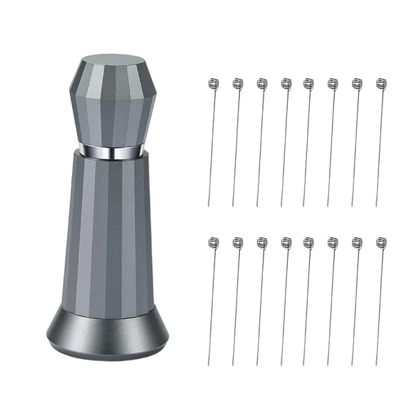 Prestigious Maxbell Coffee Stirrer Hand Distribution Coffee Stirring Tool Birthday Gifts Gray 2 Set Needles Original