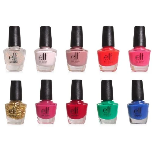High-End e.l.f. 10 Piece Nail Polish Set Casual