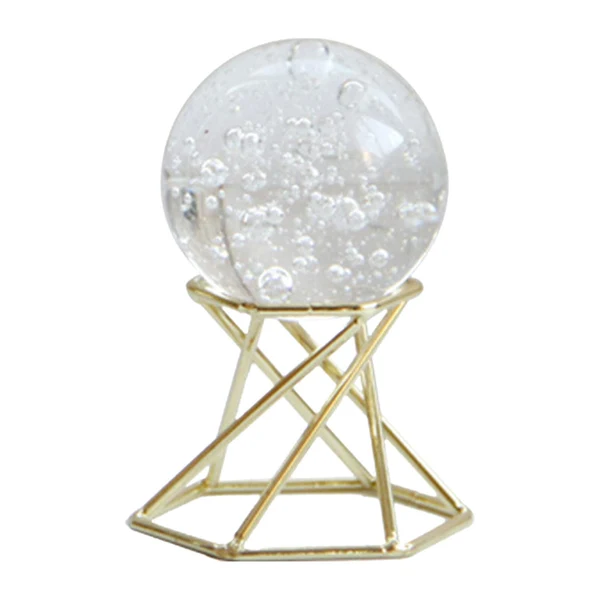Minimalist Maxbell Decorative Ball Holder with Metal Stand for Dining Room Tabletop StyleB High-End