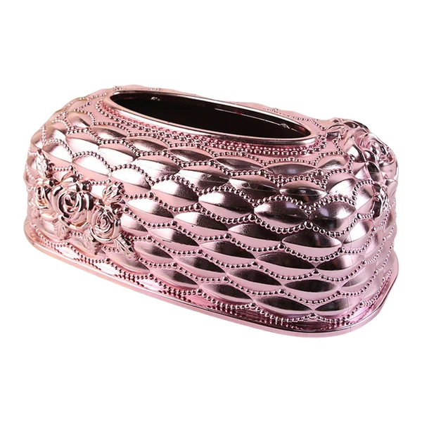 Safe Maxbell Luxury Facial Tissue Box Cover Case for Countertops Bathroom Decorative rose gold Artisan