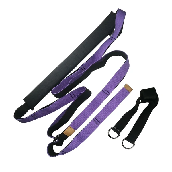 Consistent Maxbell Leg Stretcher Strap Gymnastics Stretching Band Backbend Assist for Yoga purple High-End