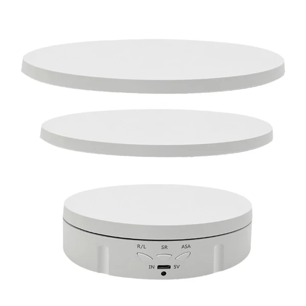 Superior Maxbell Rotating Product Display Stand Silient Jewelry Watch Holder for Jewelry White Carefully Designed