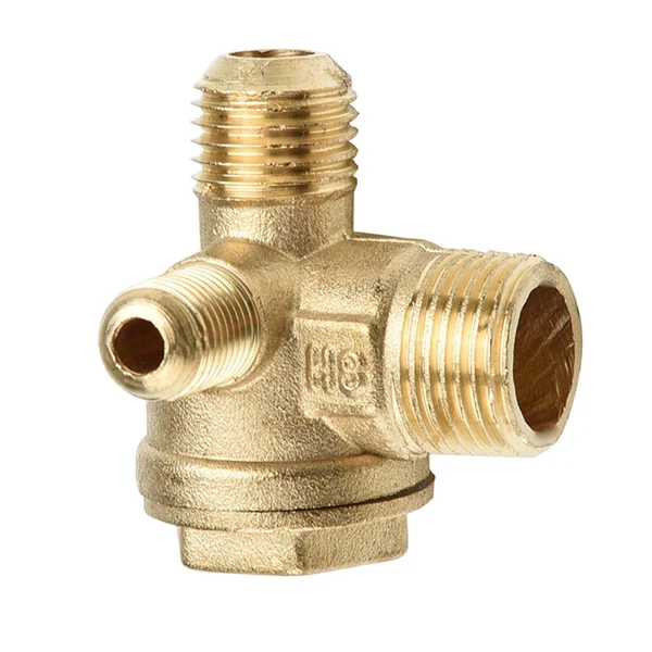 World-Class Maxbell External Thread Compressor Check Valve 1 2 x3 8 x1 8 Compressor Part Natural