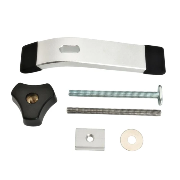Trendy Maxbell Woodworking Metal Hold Down Clamp Set Pressing Tool Strong Clamping Force Silver Fine Crafted