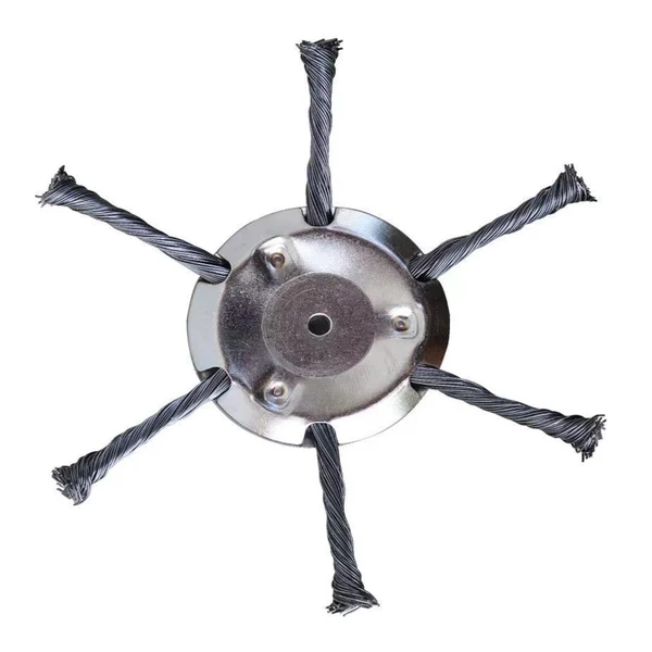 Powerful Maxbell Stainless Steel String Trimmer Head Weed Eater Head for Trimmer Accessories 6in 6 Cutter Traditional
