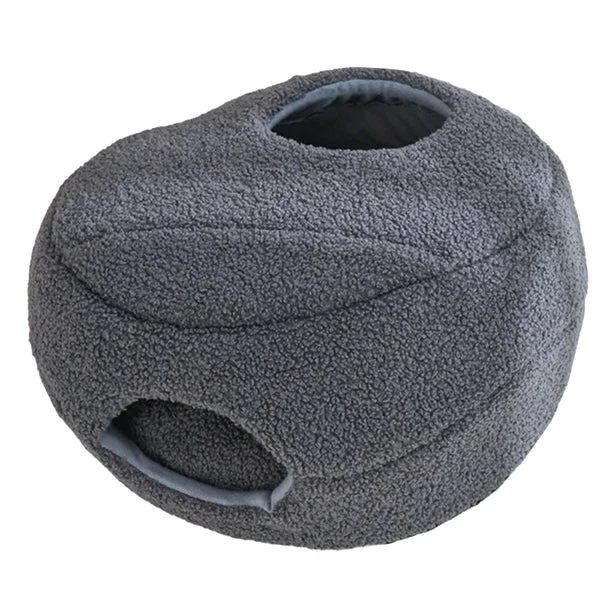 Selected Maxbell Puppy Kitten House Self Warming Nest Dog Bed for Indoor Cats Little Dogs Grey Effective