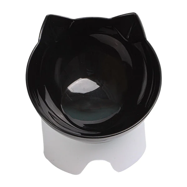 Secure Maxbell d Cat Food Bowls with Stand Dispenser Feeder Raised Dish Bowl Black Contemporary