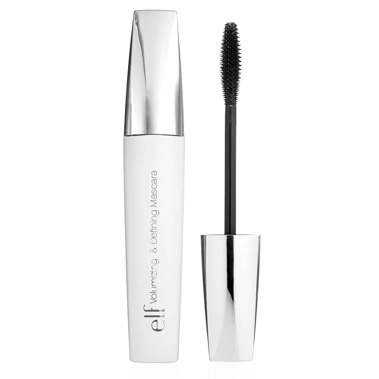Easy-to-Use e.l.f. Cosmetics volumizing defining mascara Jet Black 0.185 Fl Oz Detailed