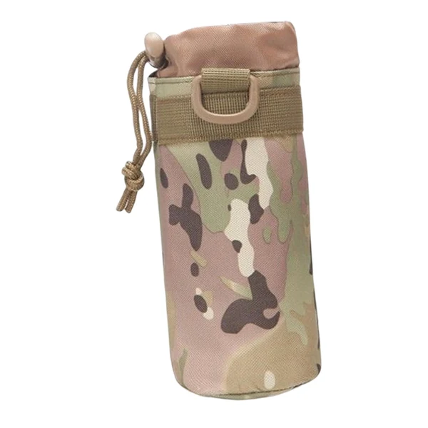 Versatile Maxbell Water Bottle Holder Walking Hunting Oxford Cloth Camping Drawstring Outdoor User-Friendly