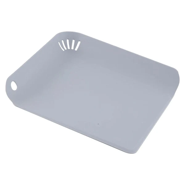 Refined Maxbell Hanging Cutting Board Durable Drainer Pad Kitchen Accs for Chef Picnic Gray Flexible